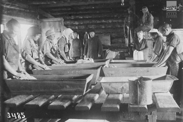 Прачечная 2-го лагерного пункта 6-го отделения. 16 октября 1932 года